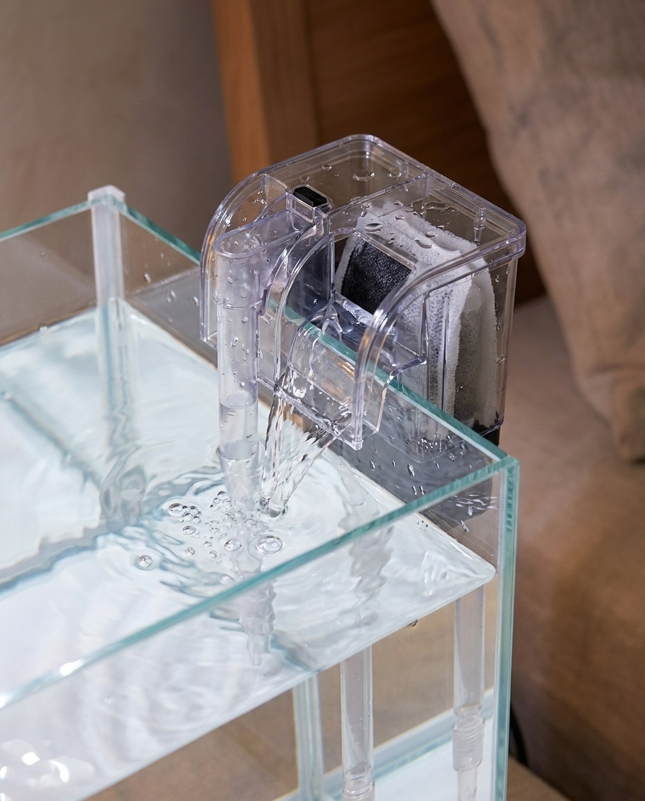 Un petit volume d'eau, une vraie présence dans la pièce.
