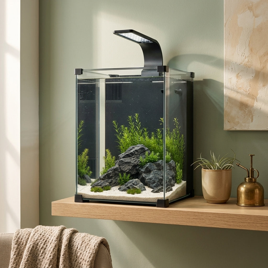 Aquarium Colonne Obsidian - Eau Douce 16L