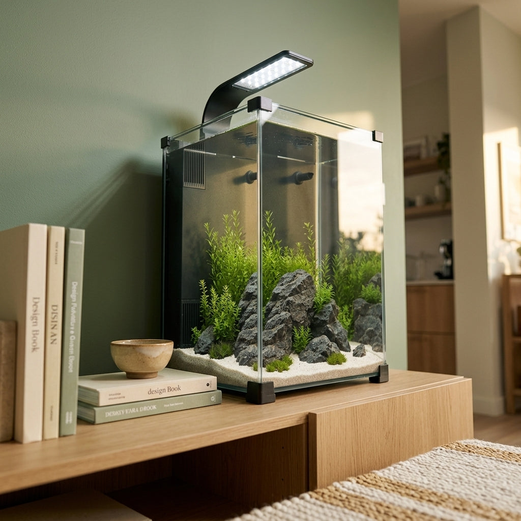 Aquarium Colonne Obsidian - Eau Douce 16L