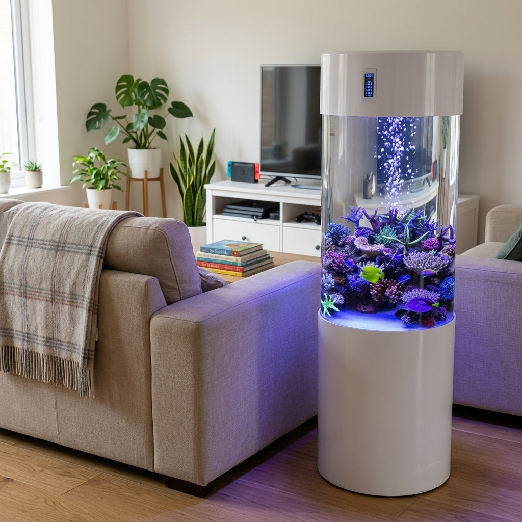 Aquarium Cylindrique Panoramique Récifal - OceanTower 146L