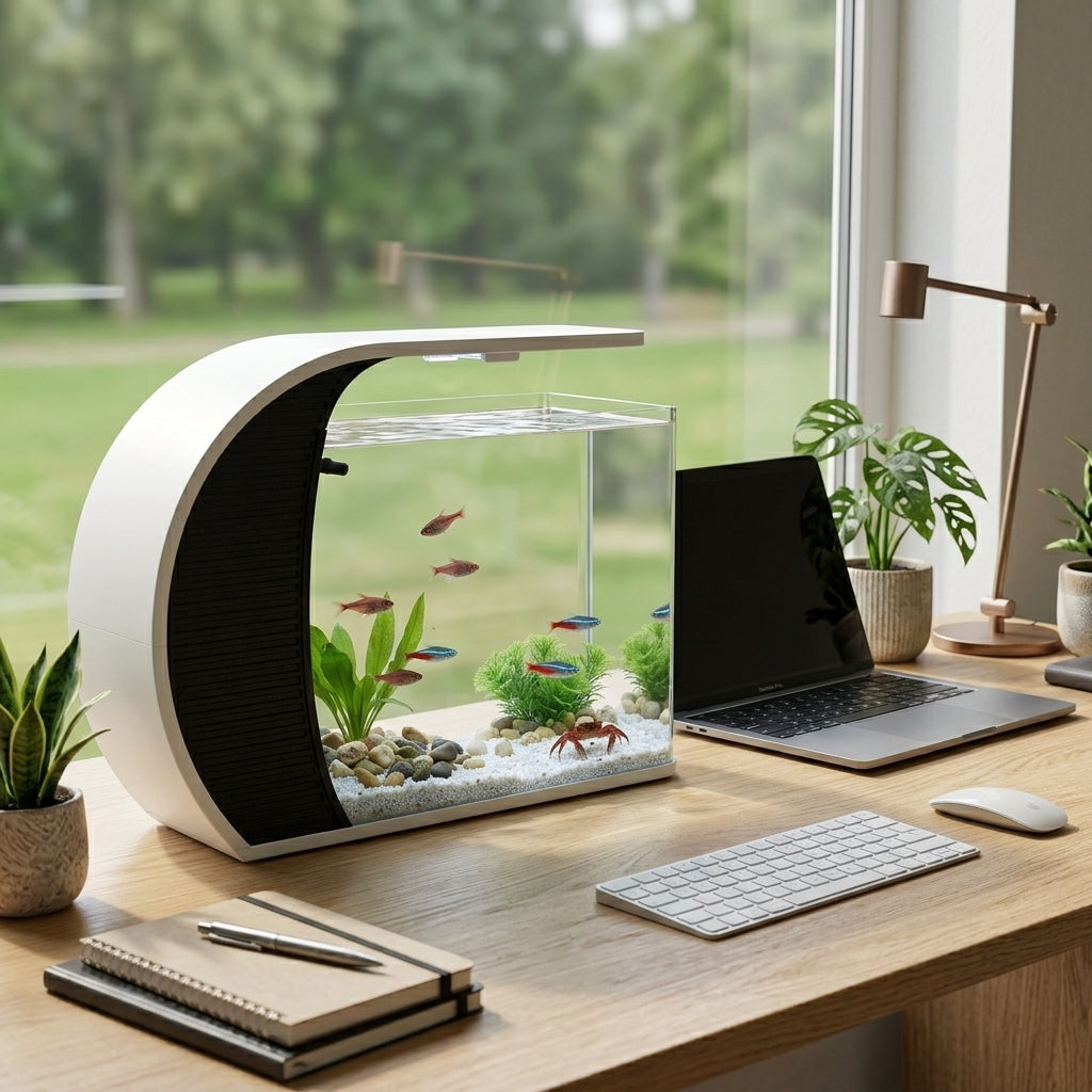 Aquarium Connecté Intelligent de Haute Technologie