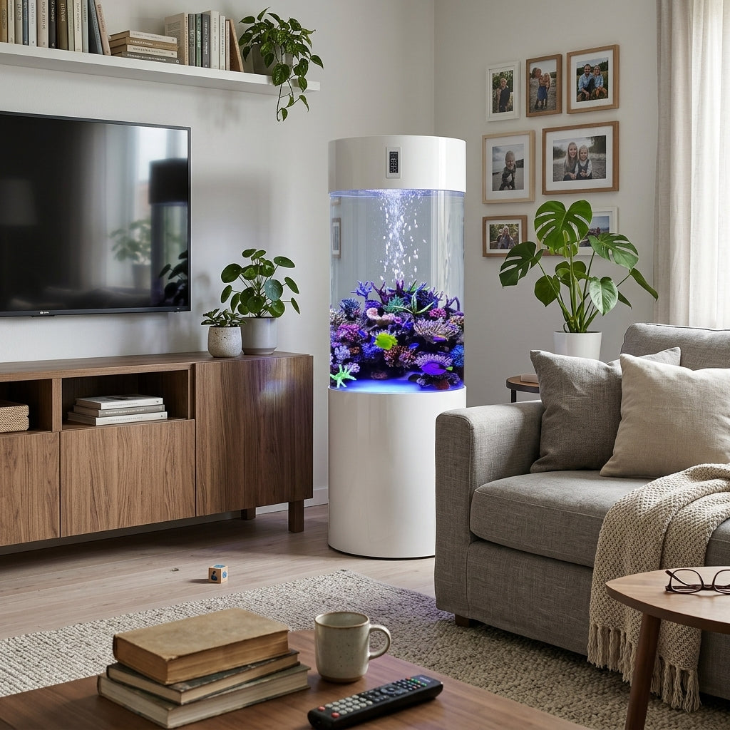 Aquarium Cylindrique Panoramique Récifal - OceanTower 146L