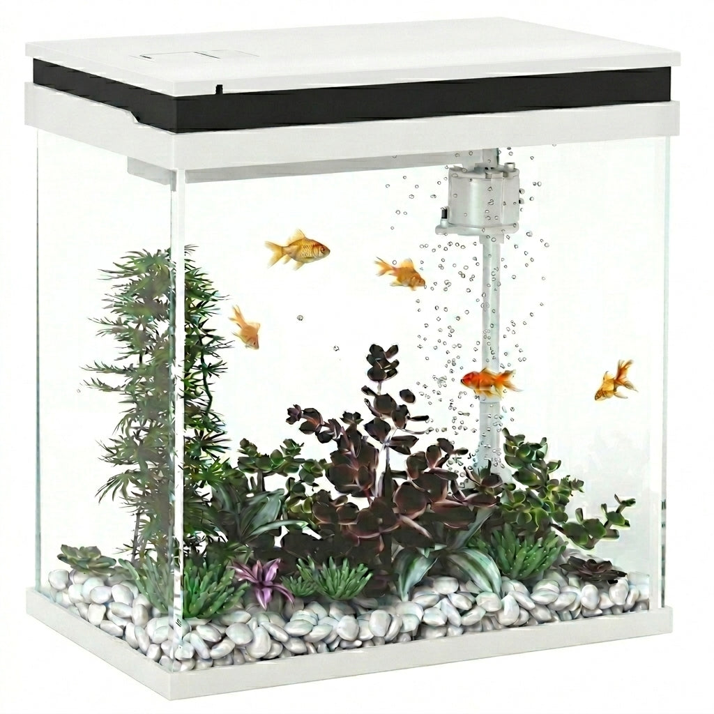 Aquarium Complet Blanc