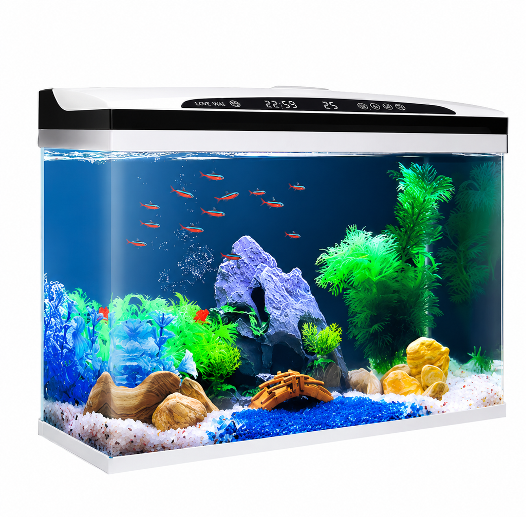 Aquarium Intelligent Blanc Connecté