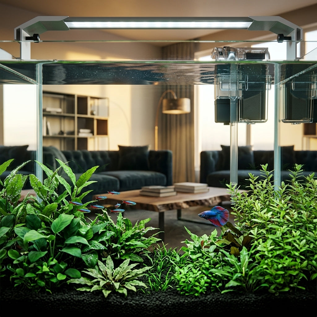 Kit Aquarium Verre Épuré 20L