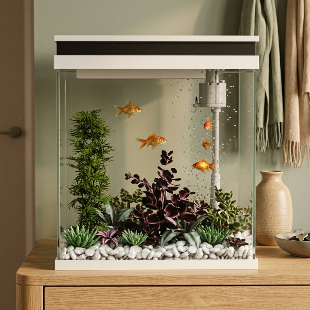 Aquarium Design Ivoire - Eau Douce 14L