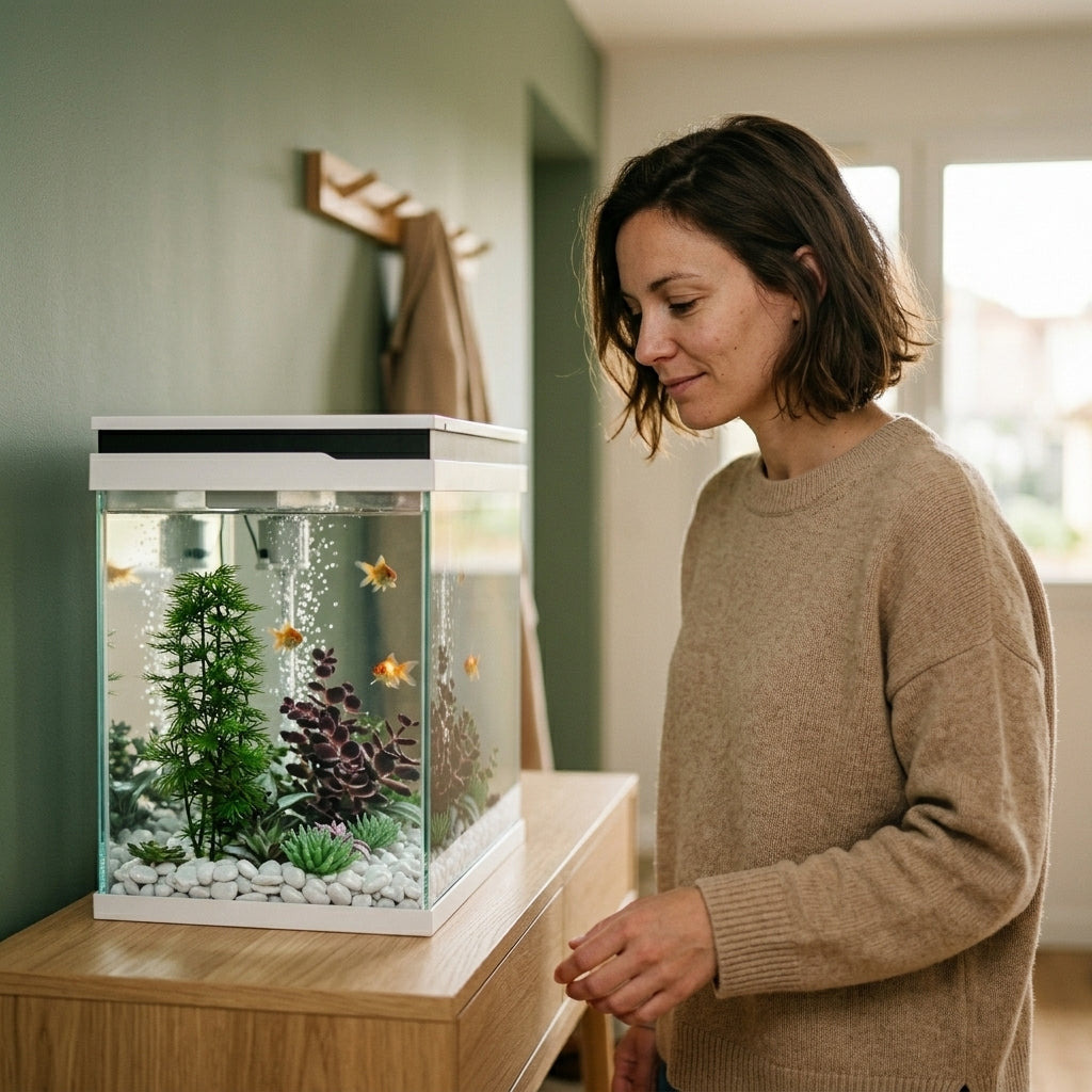 Aquarium Design Ivoire - Eau Douce 14L