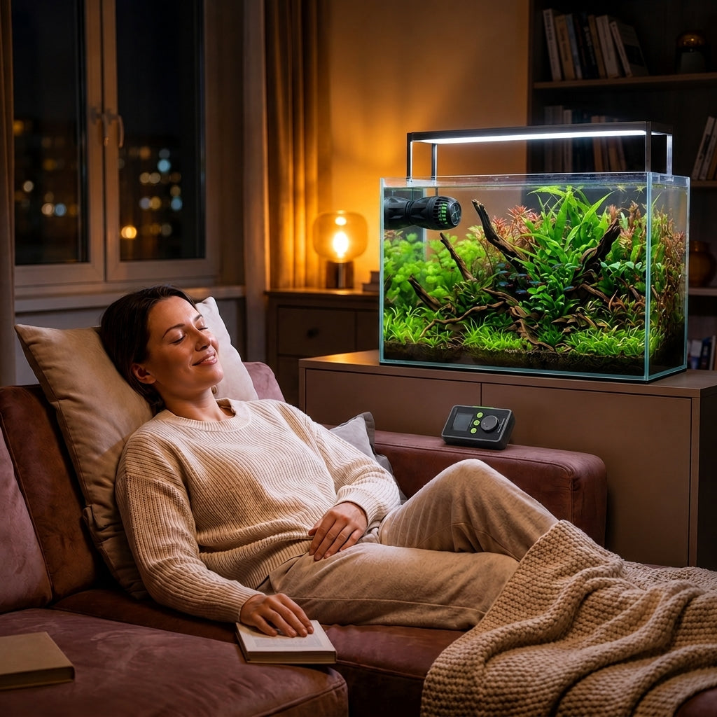 Le récif bouge comme dans la nature, vous n'entendez rien.