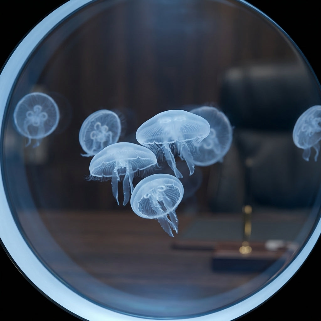 Aquarium à Méduses Circulaire - JellyLight 20L