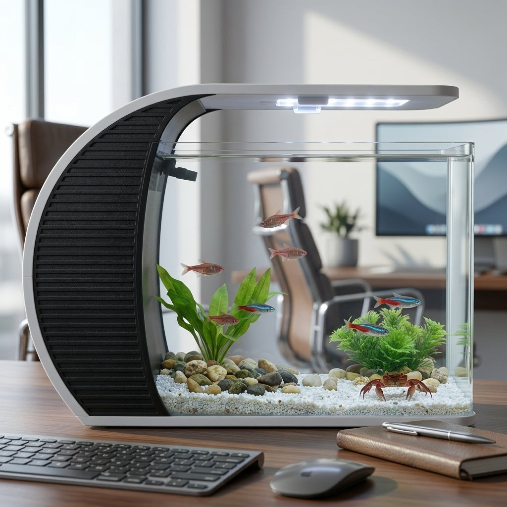 Aquarium Connecté Intelligent de Haute Technologie